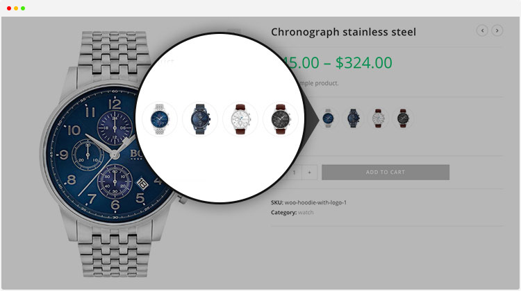Variation Swatches 图片色板官方截图